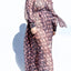 The Pink Ikat Silk Wrap Dress Designed to fit "The True Size Majority" 10-22+