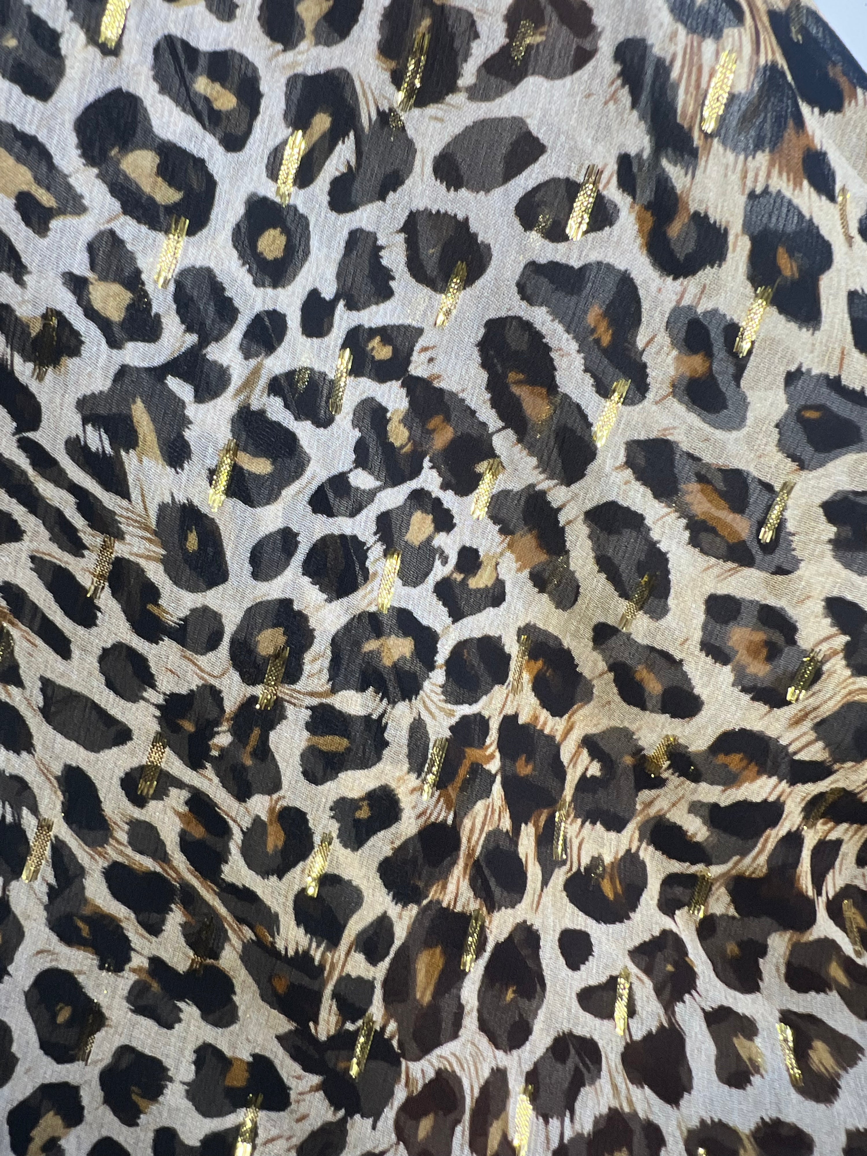 Maxine Kaftan- Metallic Leopard