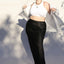 Eudora Maxi Bias Slip Skirt- Black - Designed to fit the "True Size Majority" 10+