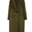 Double Breasted Car Coat - Army