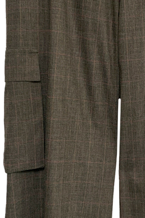 Cargo Pant- Prince of Wales - Pocket Details