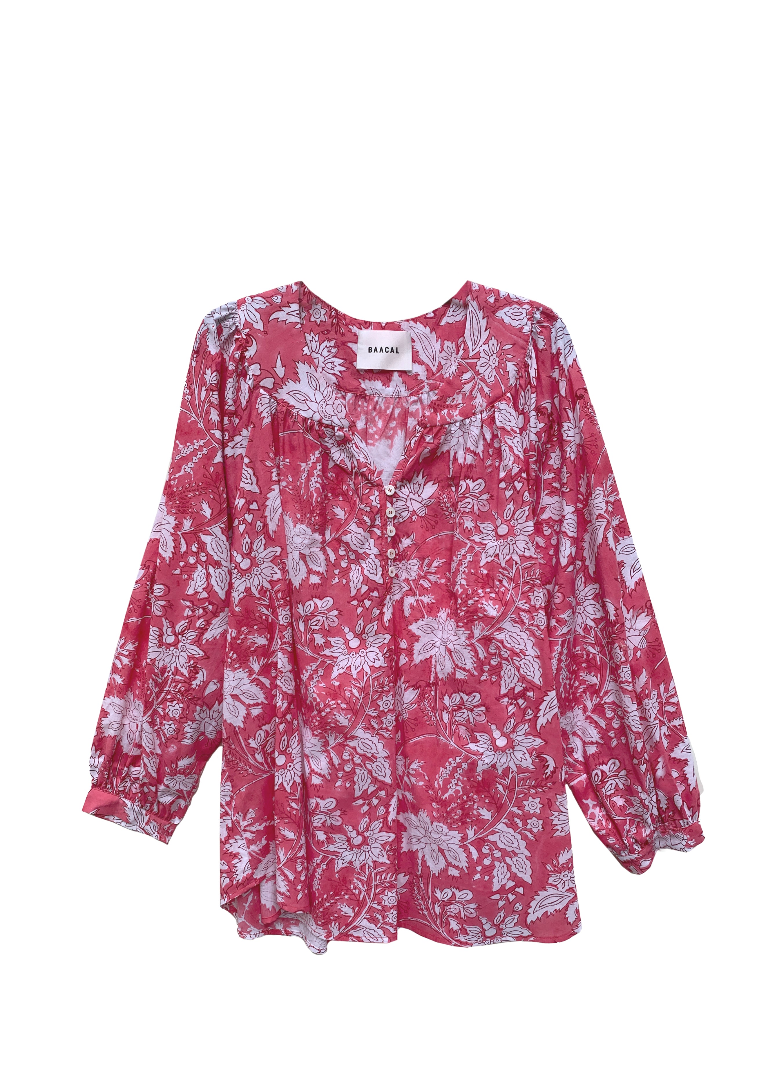 lucky brand red blouse
