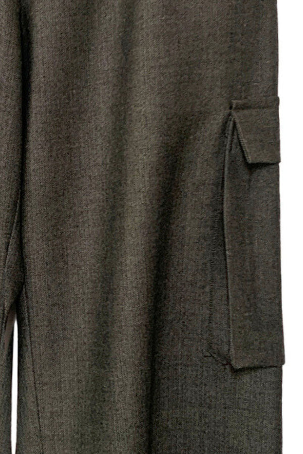 Cargo Pant- Herringbone - pocket detail