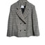 Double Breasted Blazer has a slightly oversized fit. Looks great open belted or buttoned up. Made of a lightweight Wool blend, double-breasted with tailored shoulders. A go-anywhere wear any way favorite you will reach for from Fall through Spring.