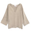Our Jallaba Top is just what your closet is missing. The effortless silhouette makes this style easy and comfortable, yet makes a statement. This top will take you from lounging at home to an evening out when paired with statement earrings and an elegant sandals. This style has an easy relaxed fit. Think that staple piece you found when you were traveling. Sustainable fabric and timeless. Designed by Cynthia Vincent for the "true size majority" sizes 10-22.