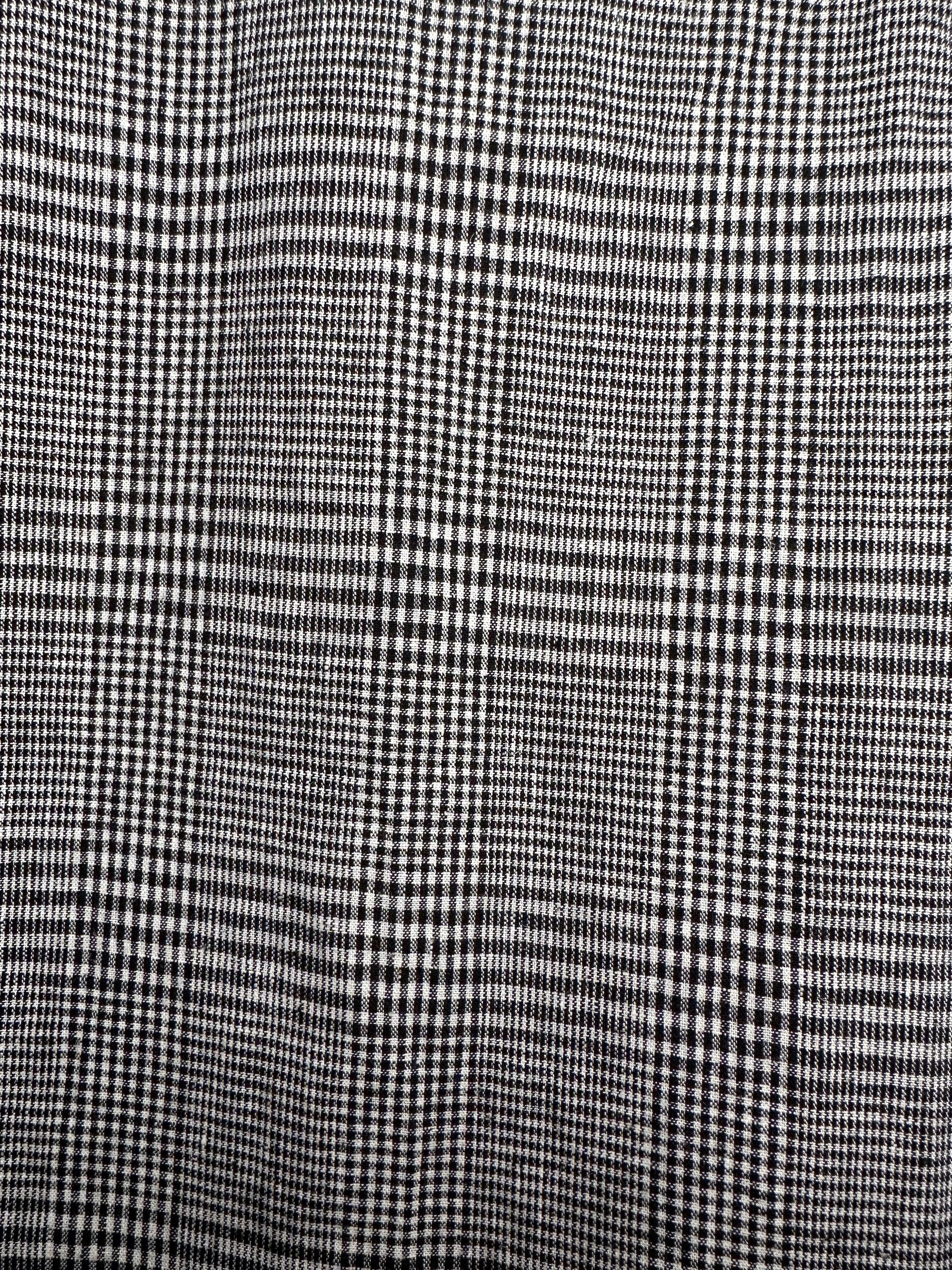 Becca Cropped Pant- Glen Plaid- BAACALxBECCA