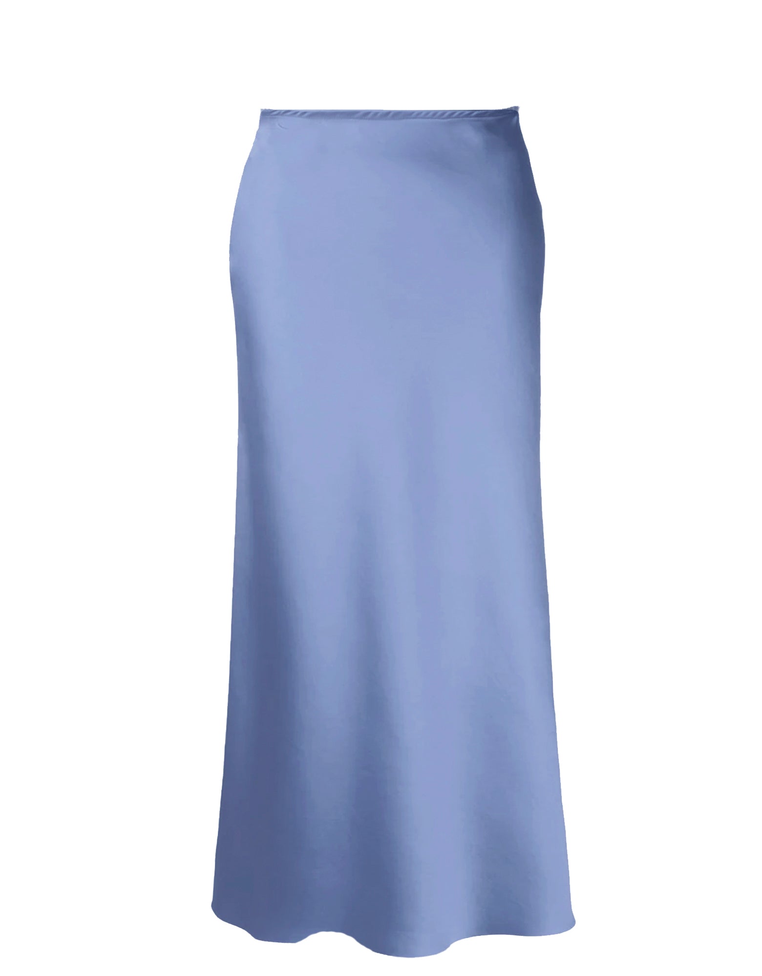 Eudora Easy Satin Maxi Bias Skirt- Coppen Blue – Baacal