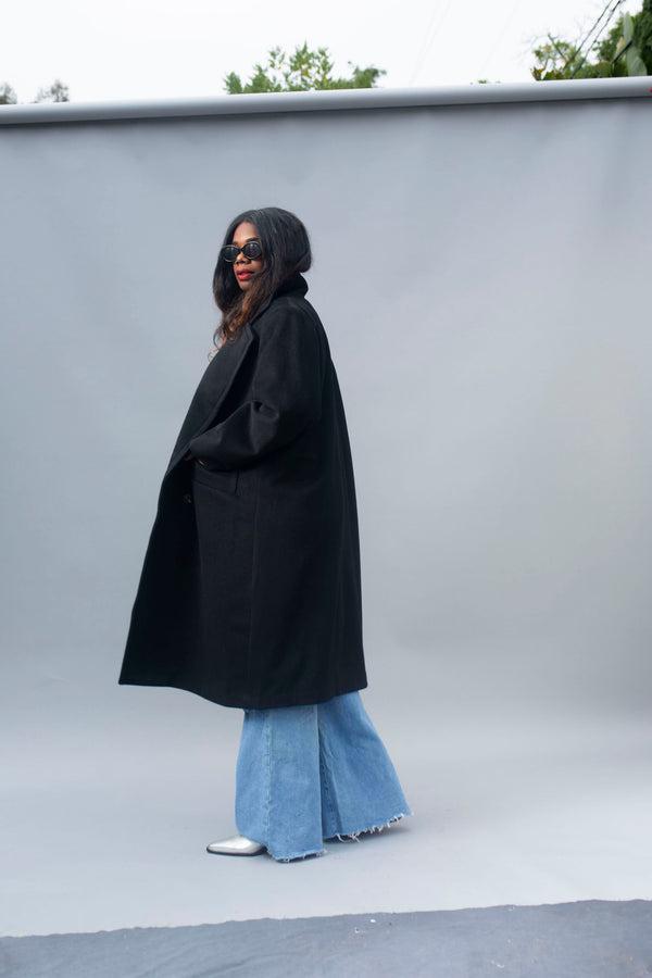 black car coat