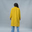 Double Breasted Car Coat - Citrine Yellow