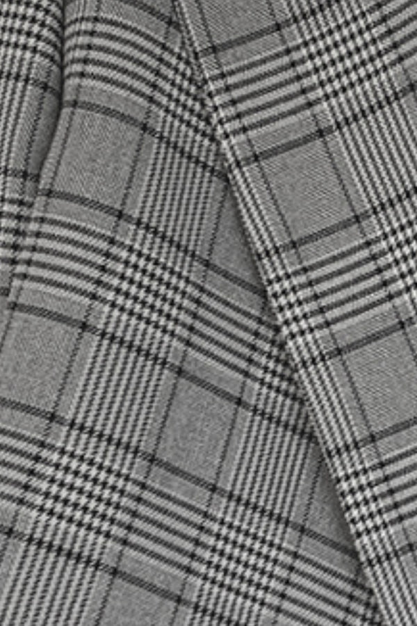 close up of plaid print