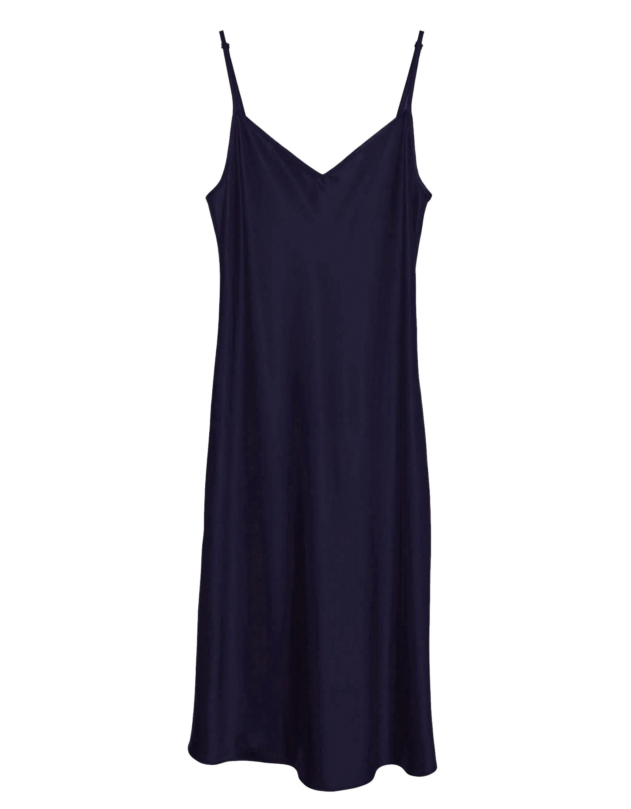 Bias Slip Dress in Deep Navy - The Cabaret Baacal Bias Slip Dress in Deep Navy - The Cabaret Baacal