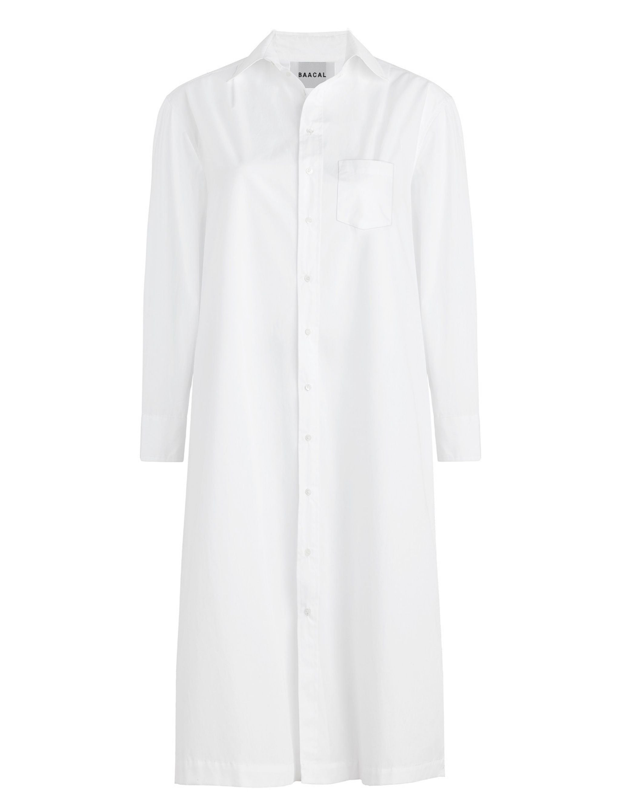 Long Cotton Plus Size button up long sleeves shirtdress in White Cynthia Vincent BAACAL Baacal Long Cotton Plus Size button up long sleeves shirtdress in White Cynthia Vincent BAACAL Baacal