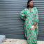 The Trapunto Kaftan- Maxi length is our newest Kaftan style. This is our most lux in styling and shape to date. With a full drape of fabric that gathers into the wide beautiful cuffs. The cuffs and front yolk feature the multi-rows of trapunto stitch