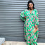 The Trapunto Kaftan- Maxi length is our newest Kaftan style. This is our most lux in styling and shape to date. With a full drape of fabric that gathers into the wide beautiful cuffs. The cuffs and front yolk feature the multi-rows of trapunto stitch