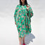 The Trapunto Kaftan is our newest Kaftan style. The Midi is 47" in length. This is our most lux in styling and shape to date. With a full drape of fabric that gathers into the wide beautiful cuffs. The cuffs and front yolk feature the multi-rows of trapunto stitching.