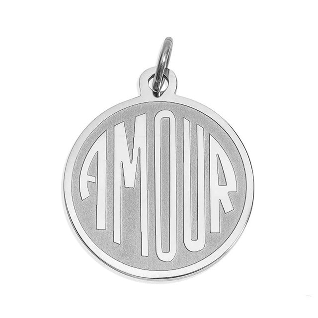 Amour Pendent Necklace - Silver