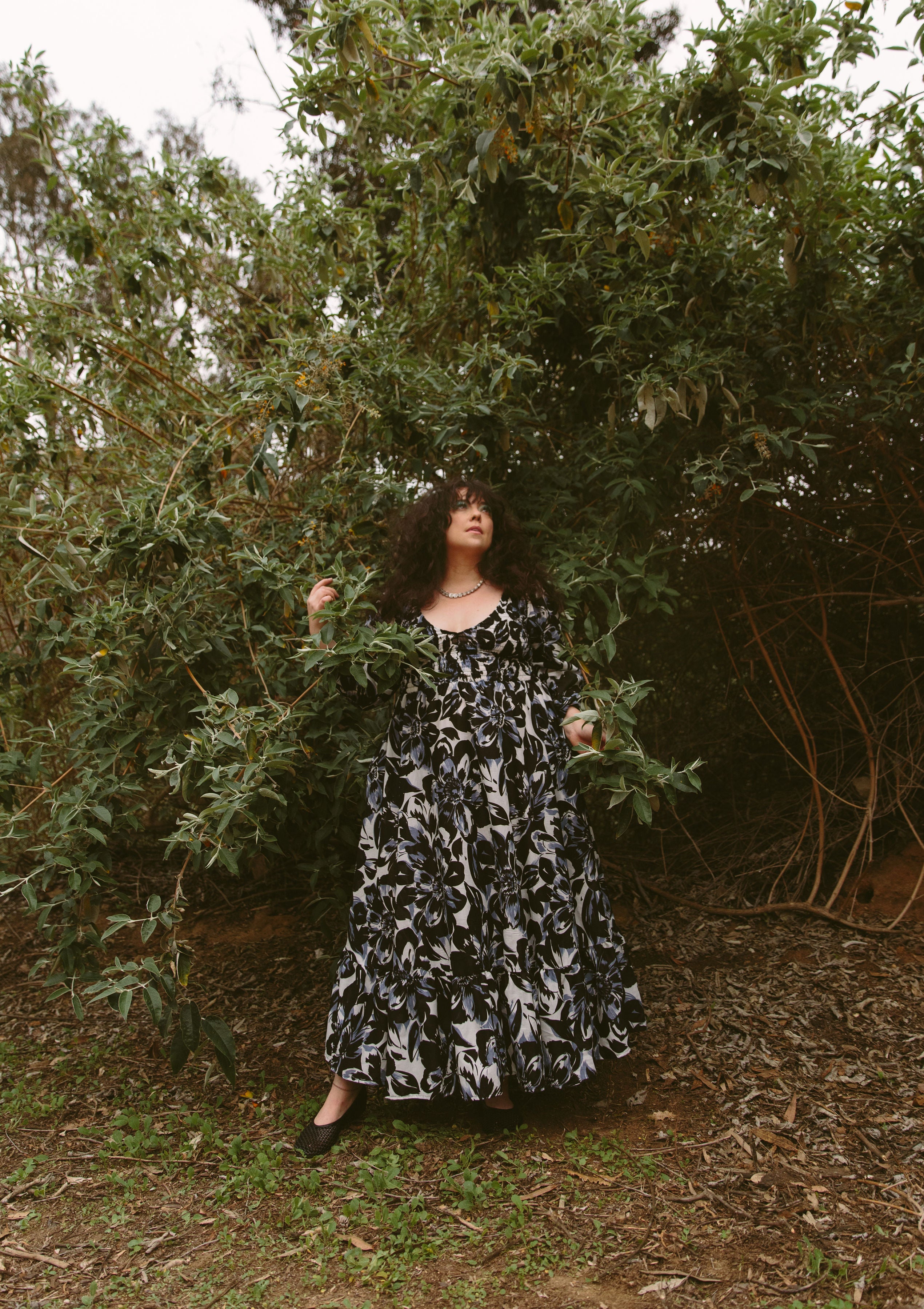 Remy Midi Dress- Painted Floral- BAACALxBECCA