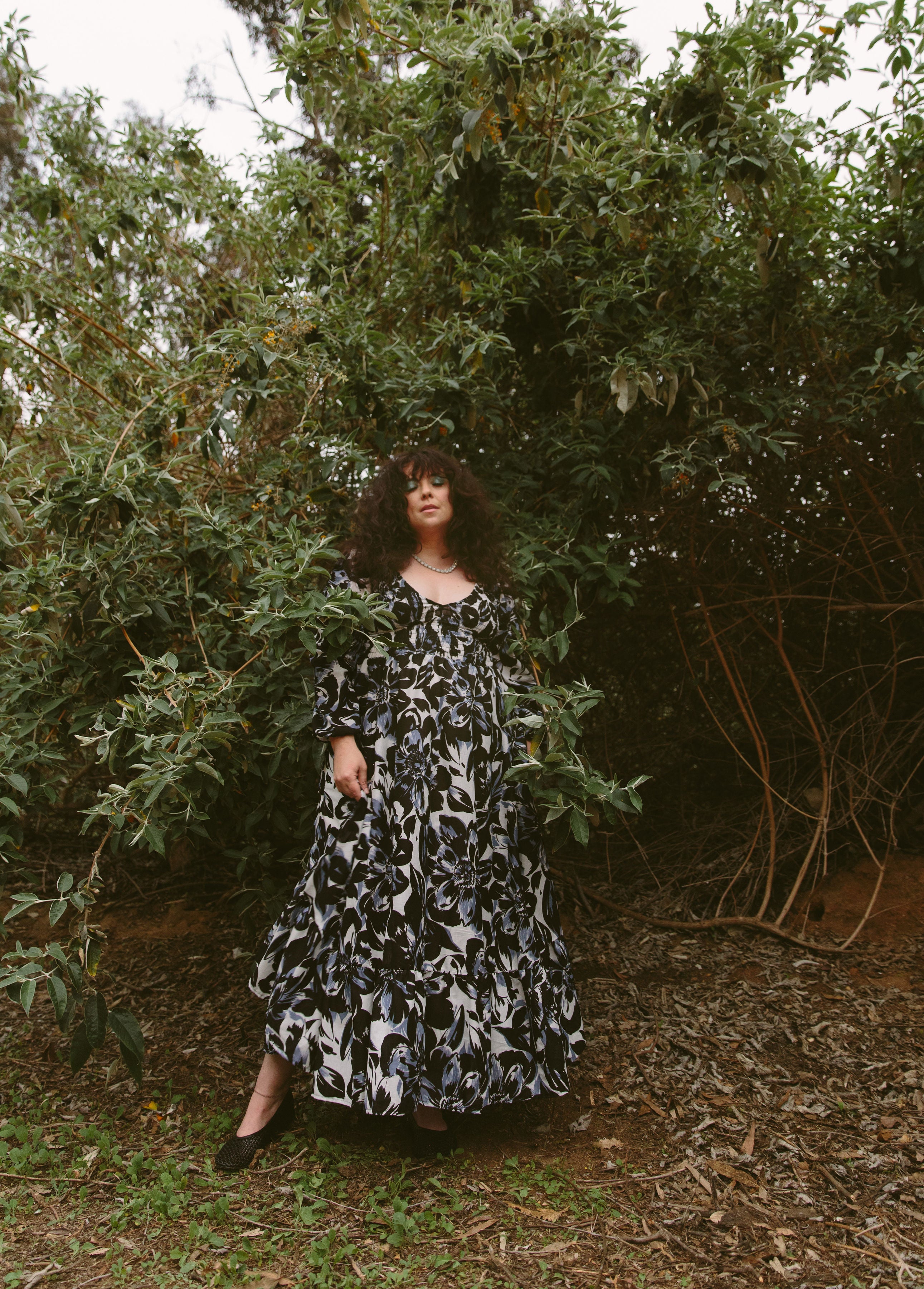 Remy Midi Dress- Painted Floral- BAACALxBECCA