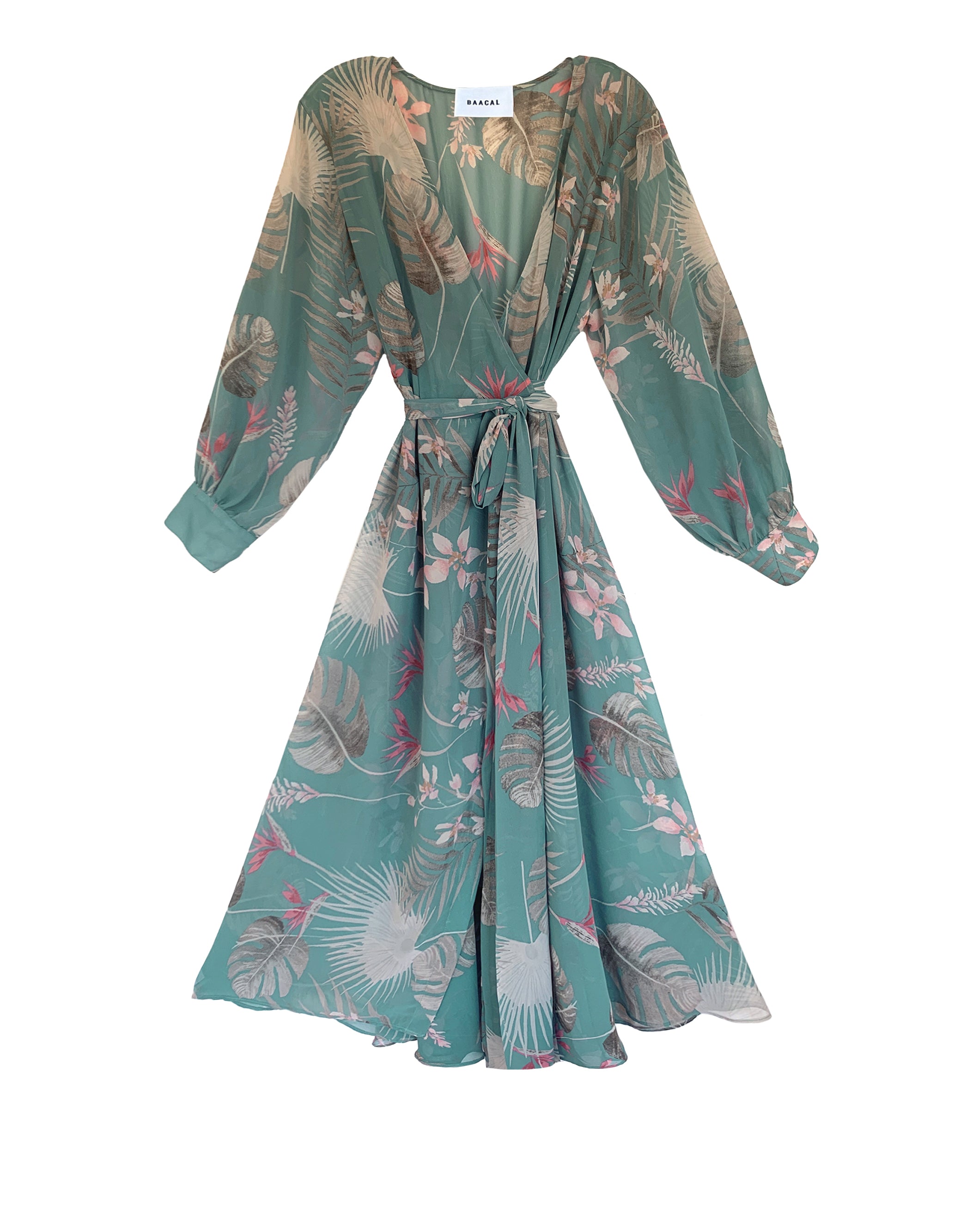 Midi Wrap Dress- Bora Bora