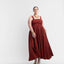 Brooke Midi Dress in Auburn