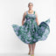 Brooke Floral Midi Sundress - Lilac and Green Floral