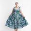 Brooke Floral Midi Sundress - Lilac and Green Floral