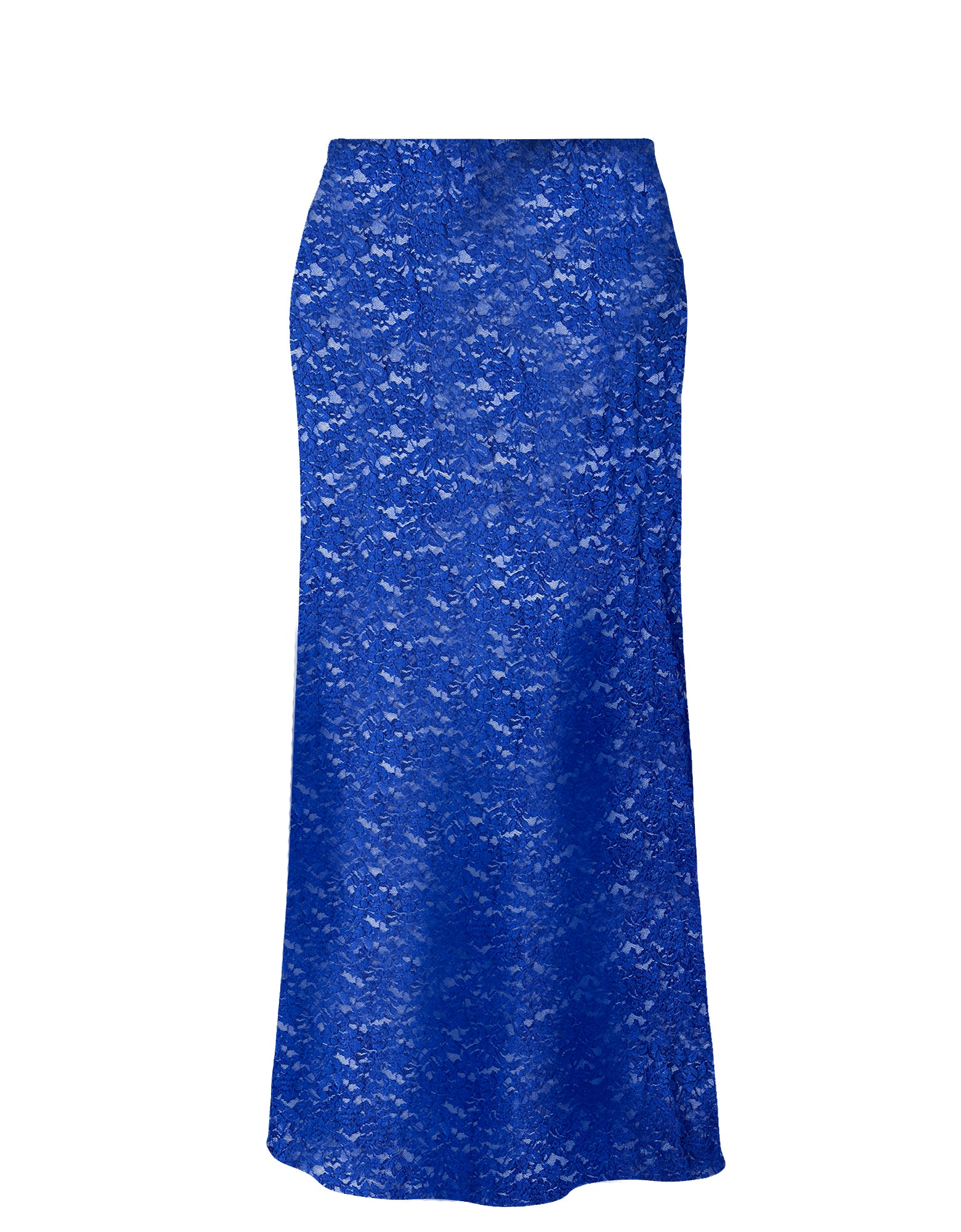 Gianna Stretch Lace Mermaid Maxi Skirt - Cobalt – Baacal