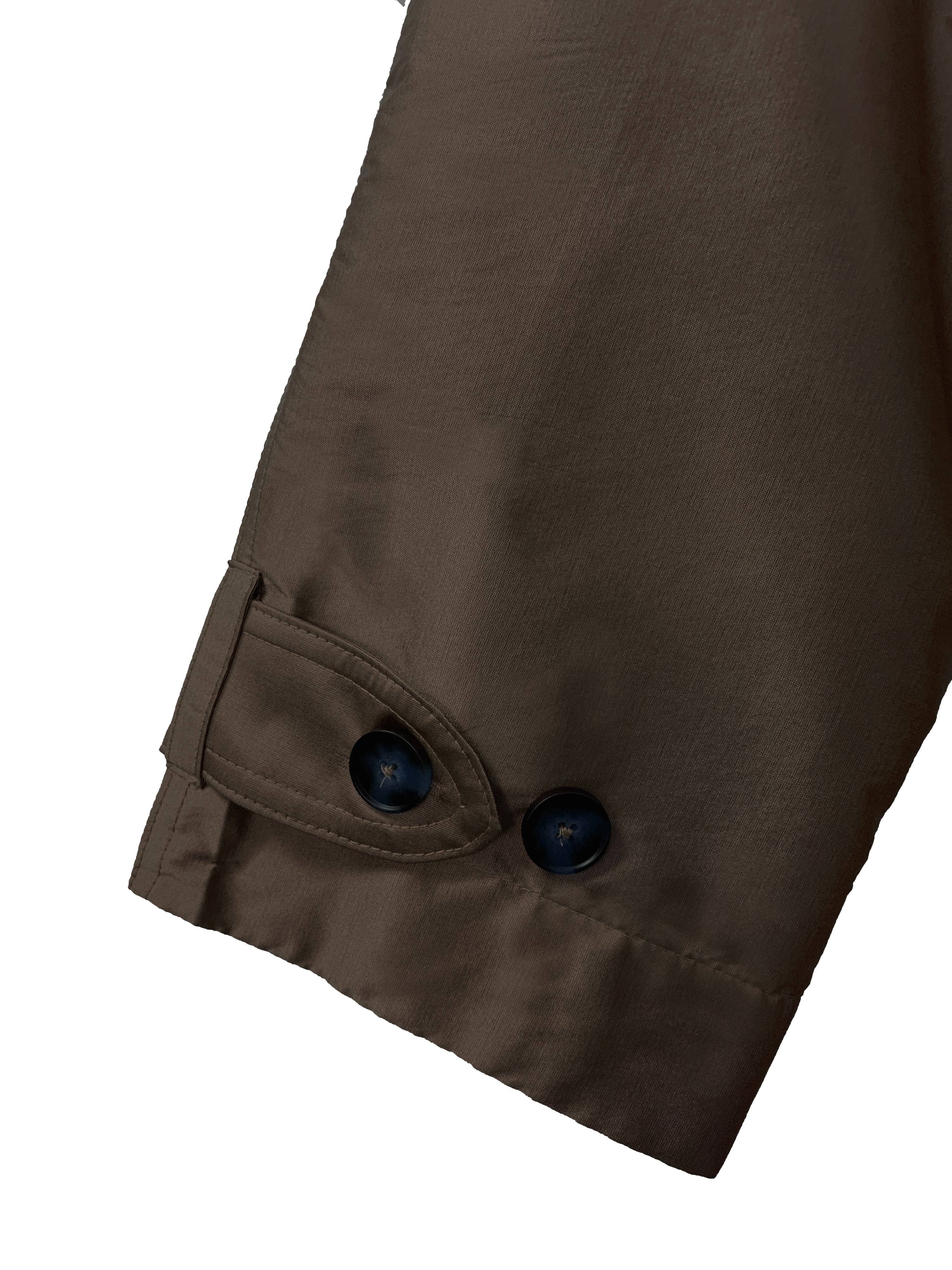 Delia Long Oversized Trench- Chocolate