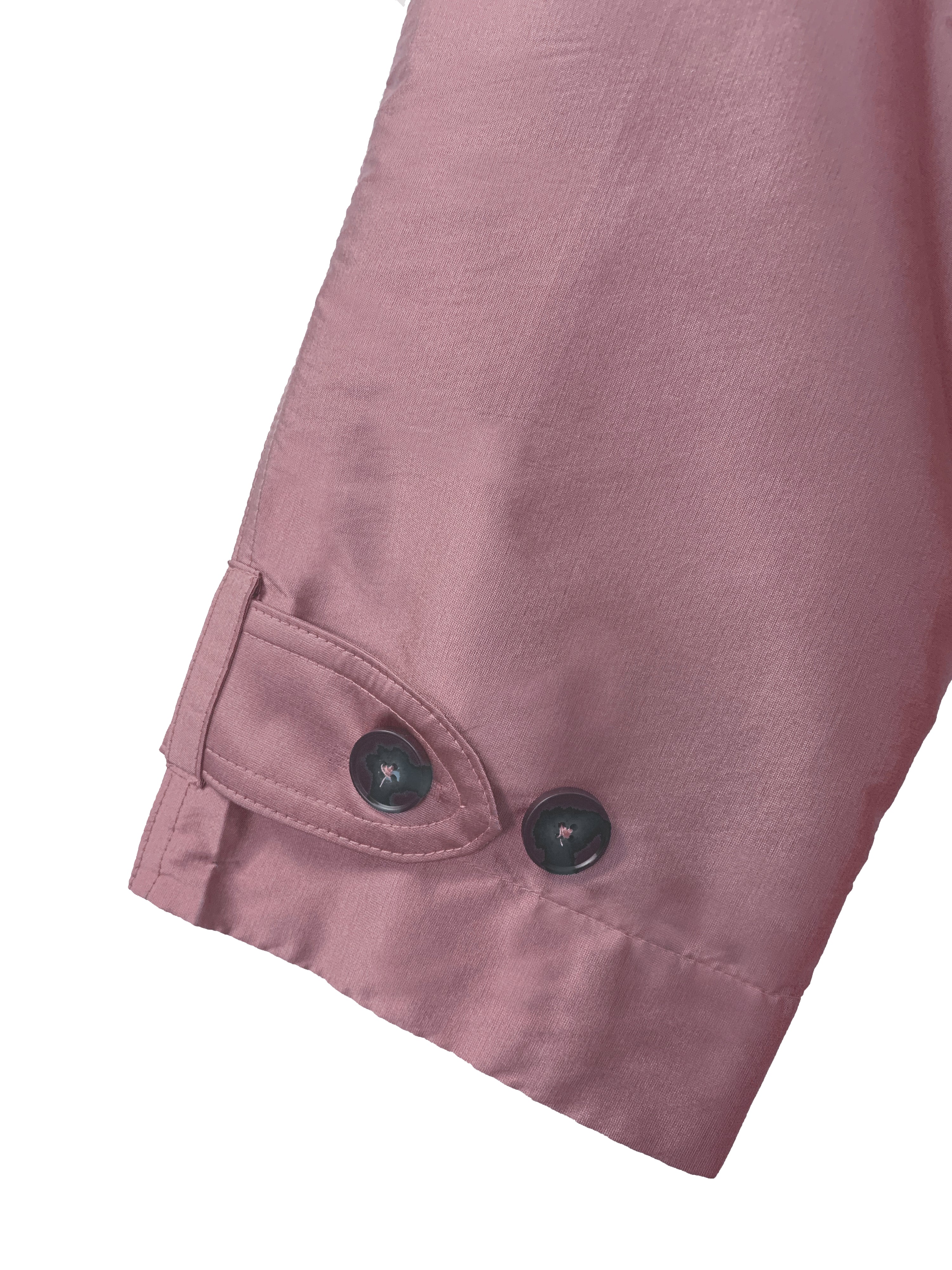 Delia Long Oversized Trench- Rose