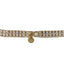 Always a classic and always in style - our Tennis Necklace - wear one or stack them high. Designed to match our tennis bracelets. 14k gold plated stainless steel with a double row of CZ crystals - will not tarnish and hypoallergenic. details