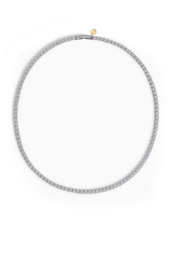 The staple tennis necklace you need! Illuminated with CZ crystals that beautifully catch light from all angles. It'll look just as great layered with other pieces as it will solo. Let your inner "Bad Girl" shine. A classic piece you will wear for year to come. Designed to fit "The True Size Majority" 10-22+