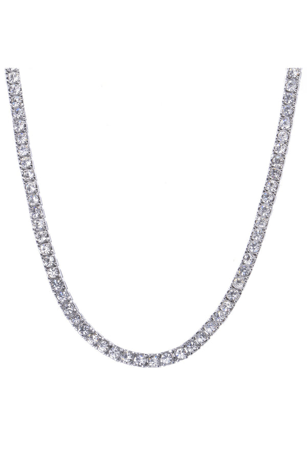 The staple tennis necklace you need! Illuminated with CZ crystals that beautifully catch light from all angles. It'll look just as great layered with other pieces as it will solo. Let your inner "Bad Girl" shine. A classic piece you will wear for year to come. Designed to fit "The True Size Majority" 10-22+