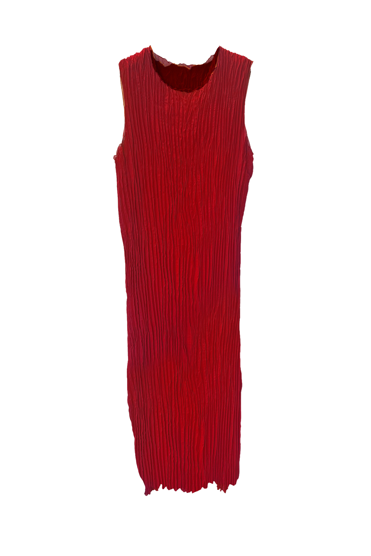 Jaya Pleated Dress- Reversible Burgundy/ Cranberry
