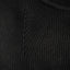 Portrait Neckline Contour Rib Knit Sweater Top- Black - detail