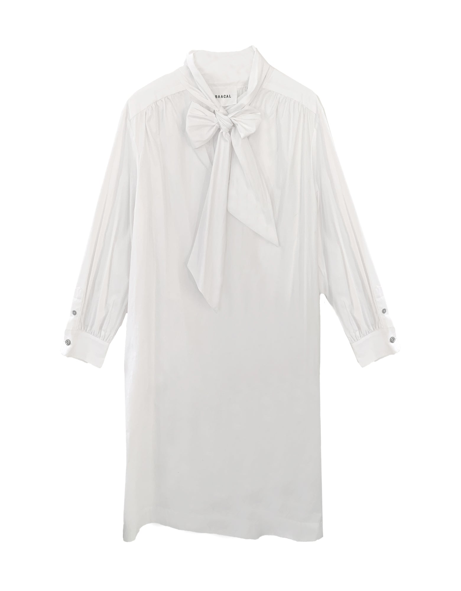 Tie neck shirt dress hotsell