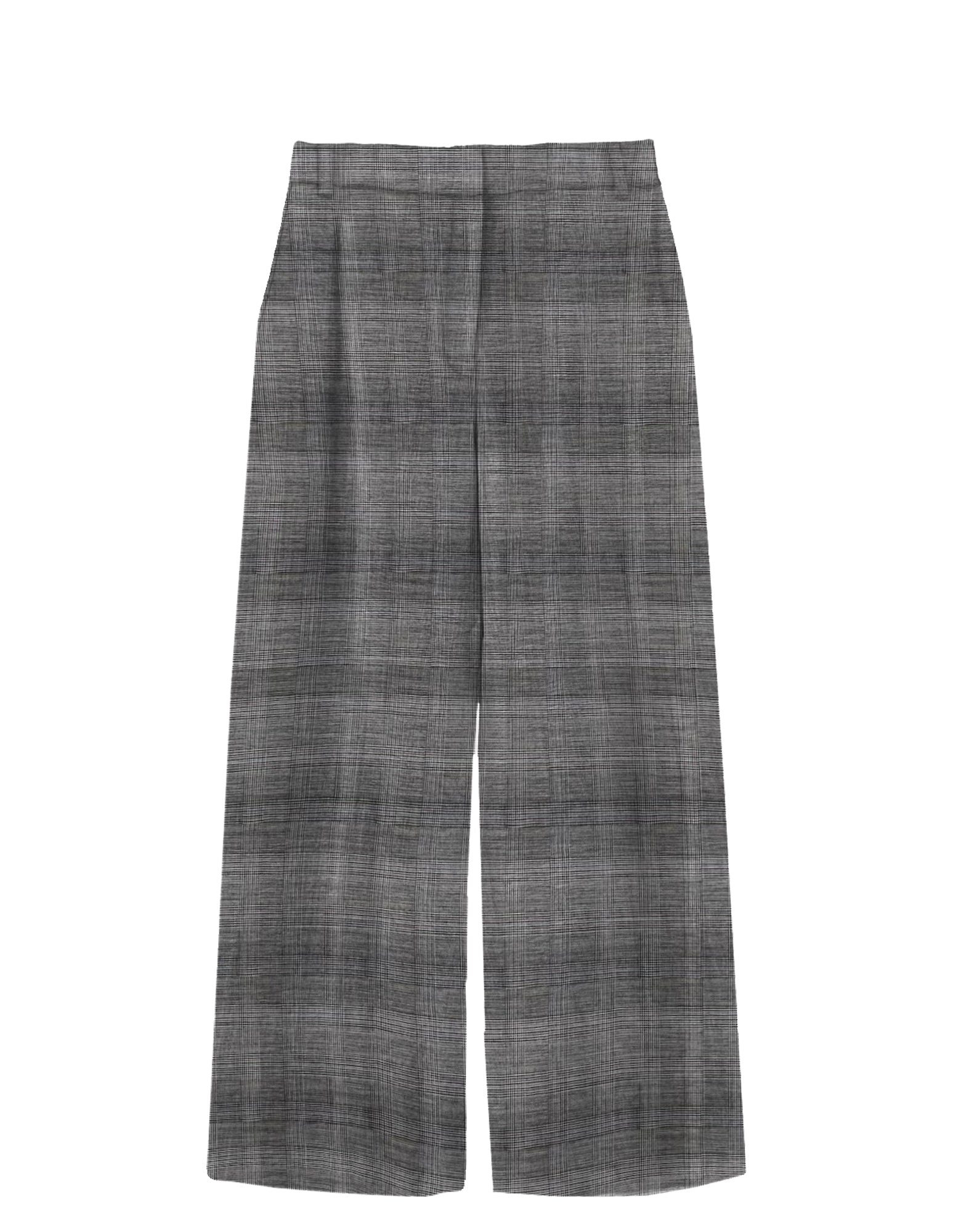 Becca Wide Leg Trouser- Mini Glen Plaid - BAACALxBECCA