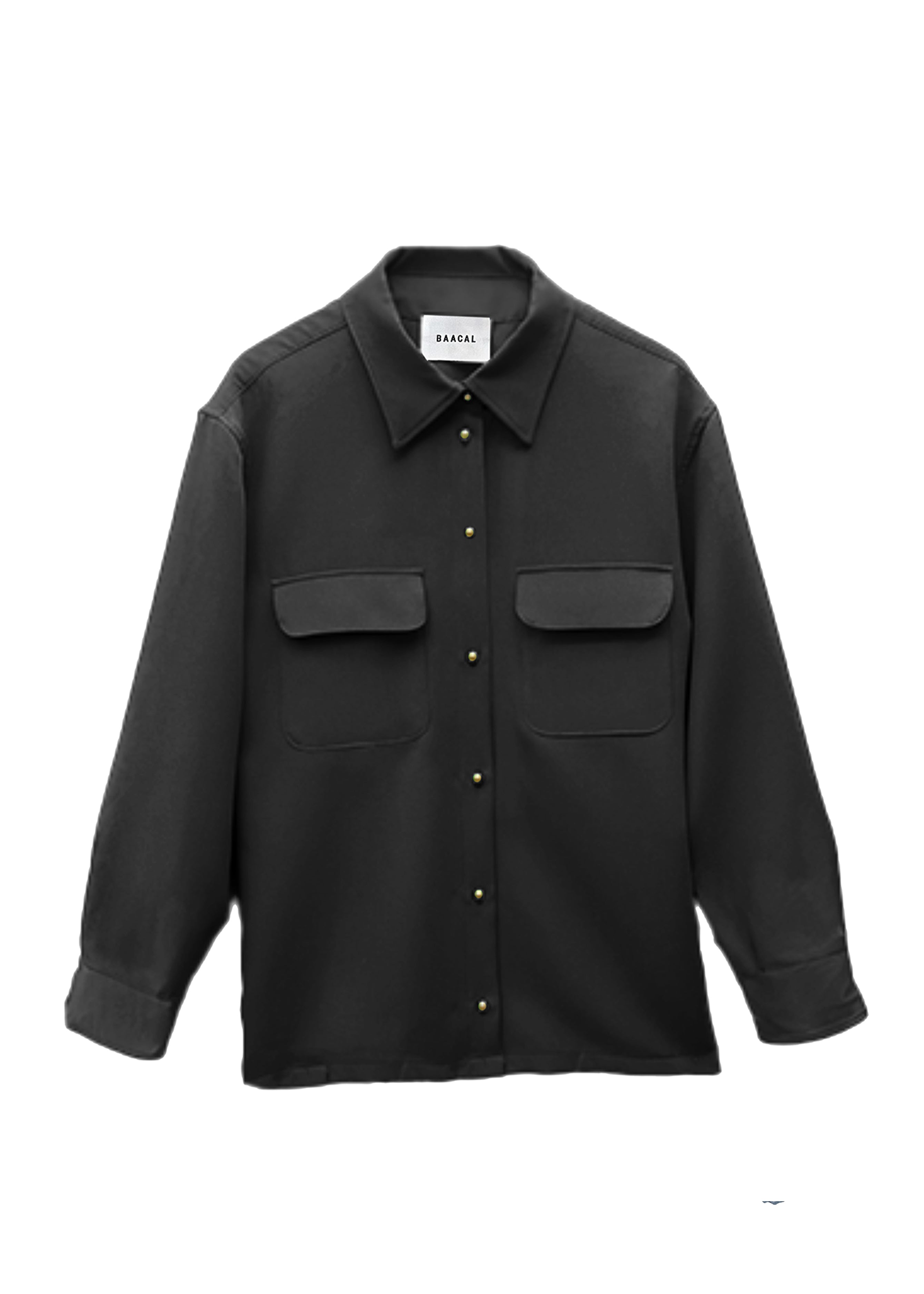 The Payton Two Pocket Shirt - Black