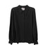 Sigourney Blouse- Black Silk - Designed to fit the "True Size Majority" sizes 10+