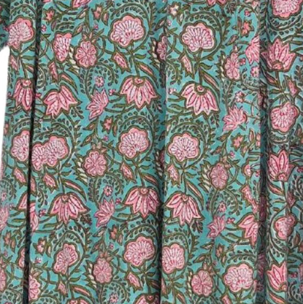 Denni Weekend Dress- Pink Lily Pond