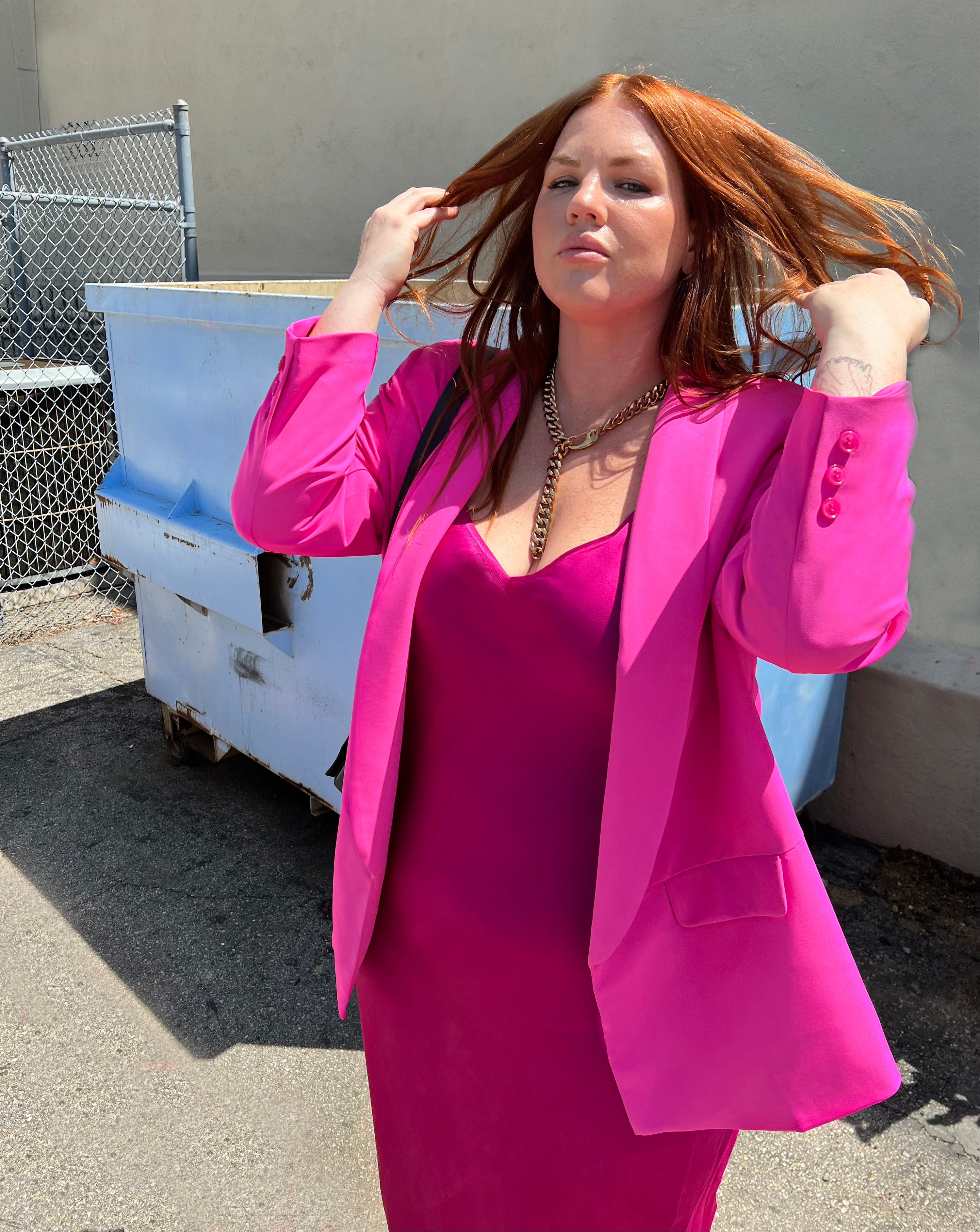 Cuban Goldlink Lariat Necklace