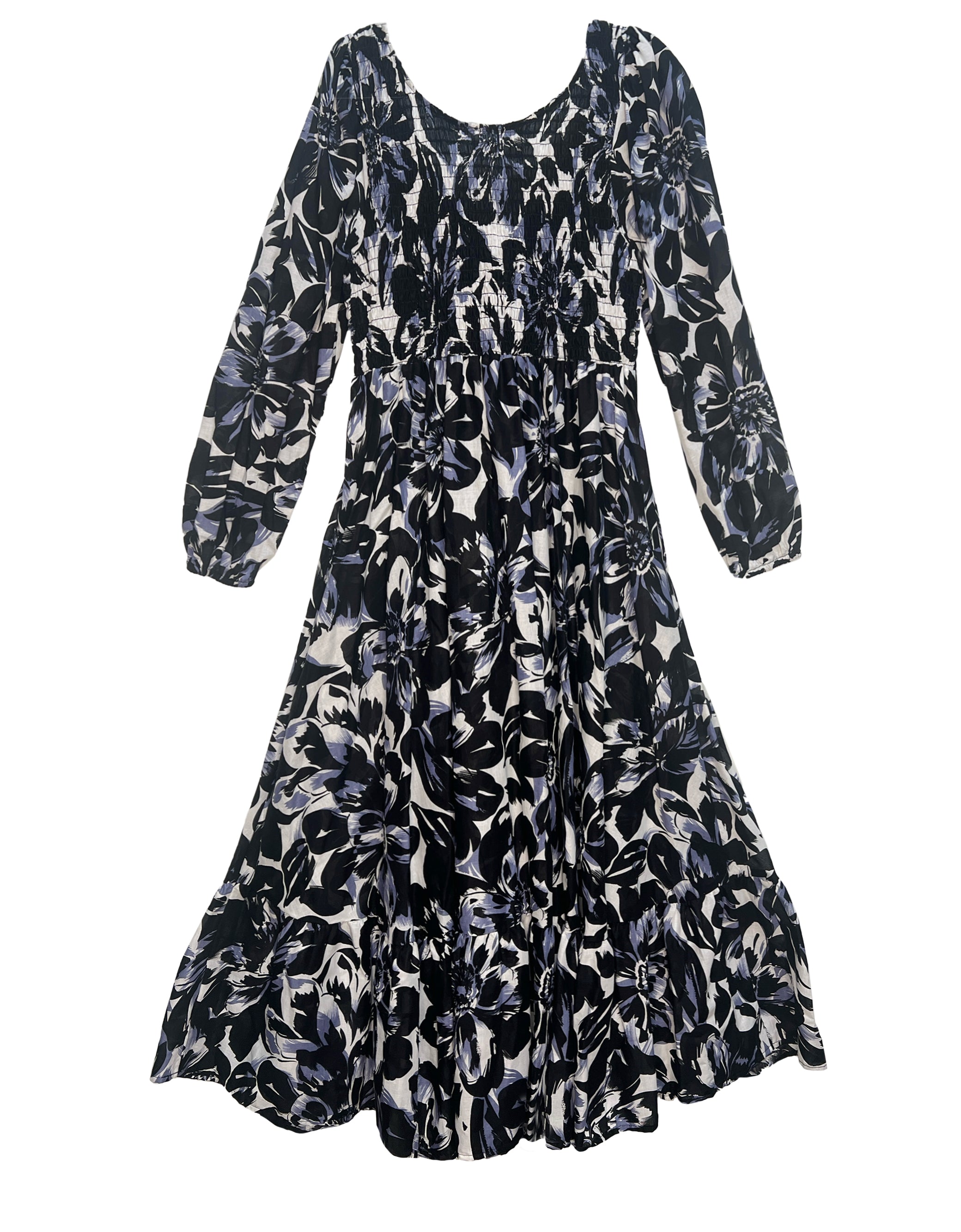 Remy Midi Dress- Painted Floral- BAACALxBECCA