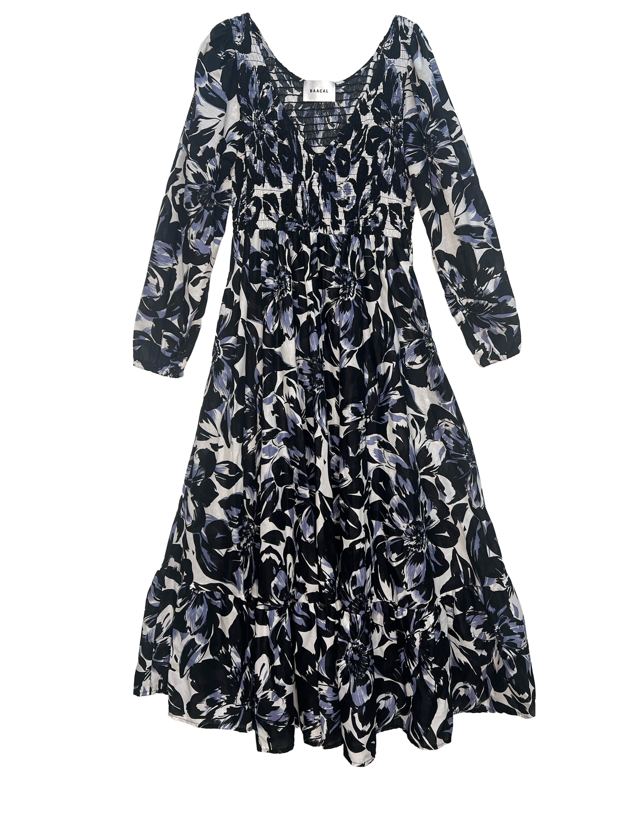 Remy Midi Dress- Painted Floral- BAACALxBECCA