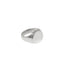Introducing our exquisite Round Signet Ring, a perfect blend of timeless elegance and contemporary style. Crafted with meticulous attention to detail, this stunning ring is designed to make a bold statement. Made from 14k white gold plated stainless steel, this signet ring showcases a round-shaped face that adds a touch of geometric allure to your ensemble.
