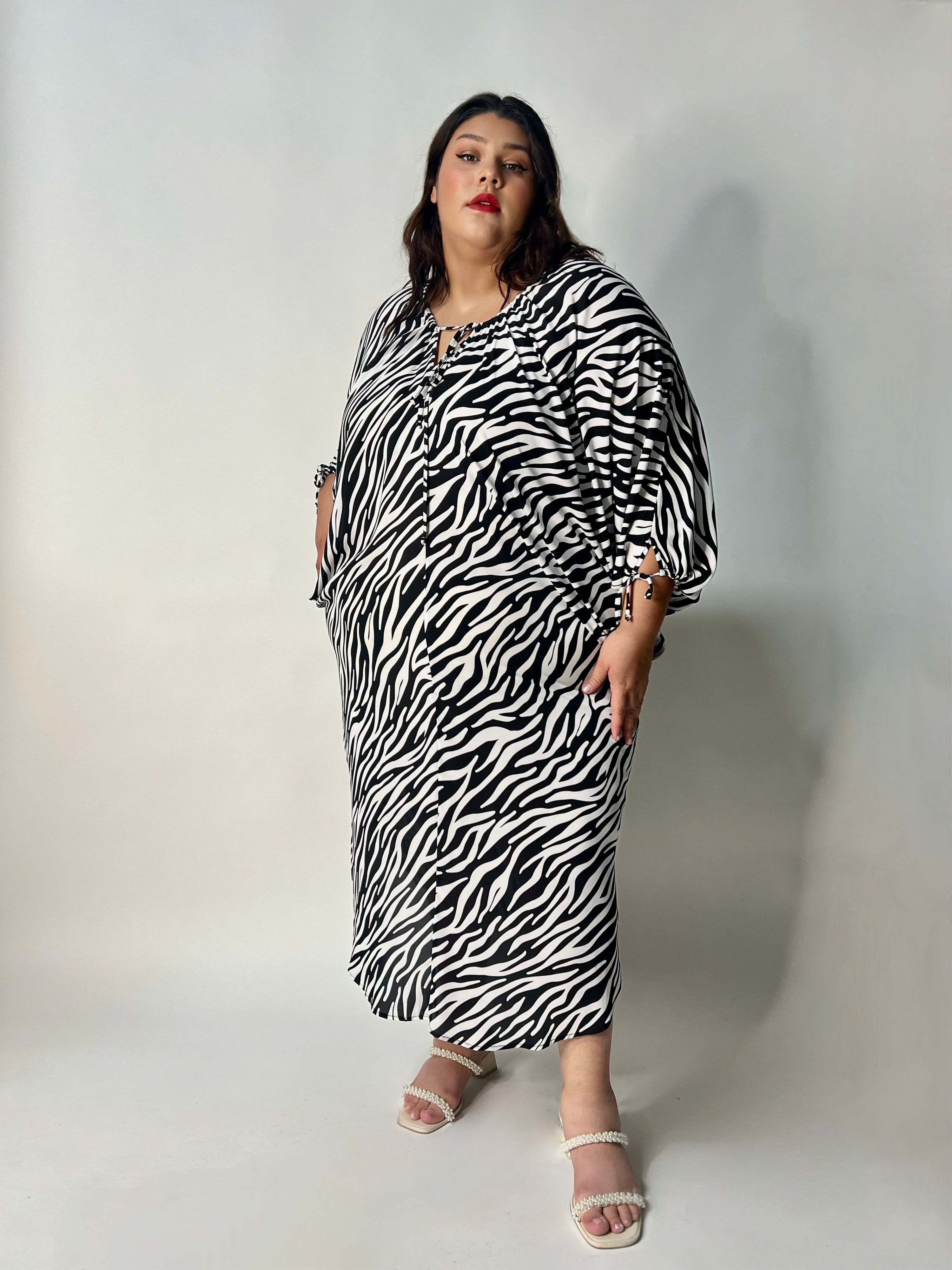 Maxine Kaftan- Zebra
