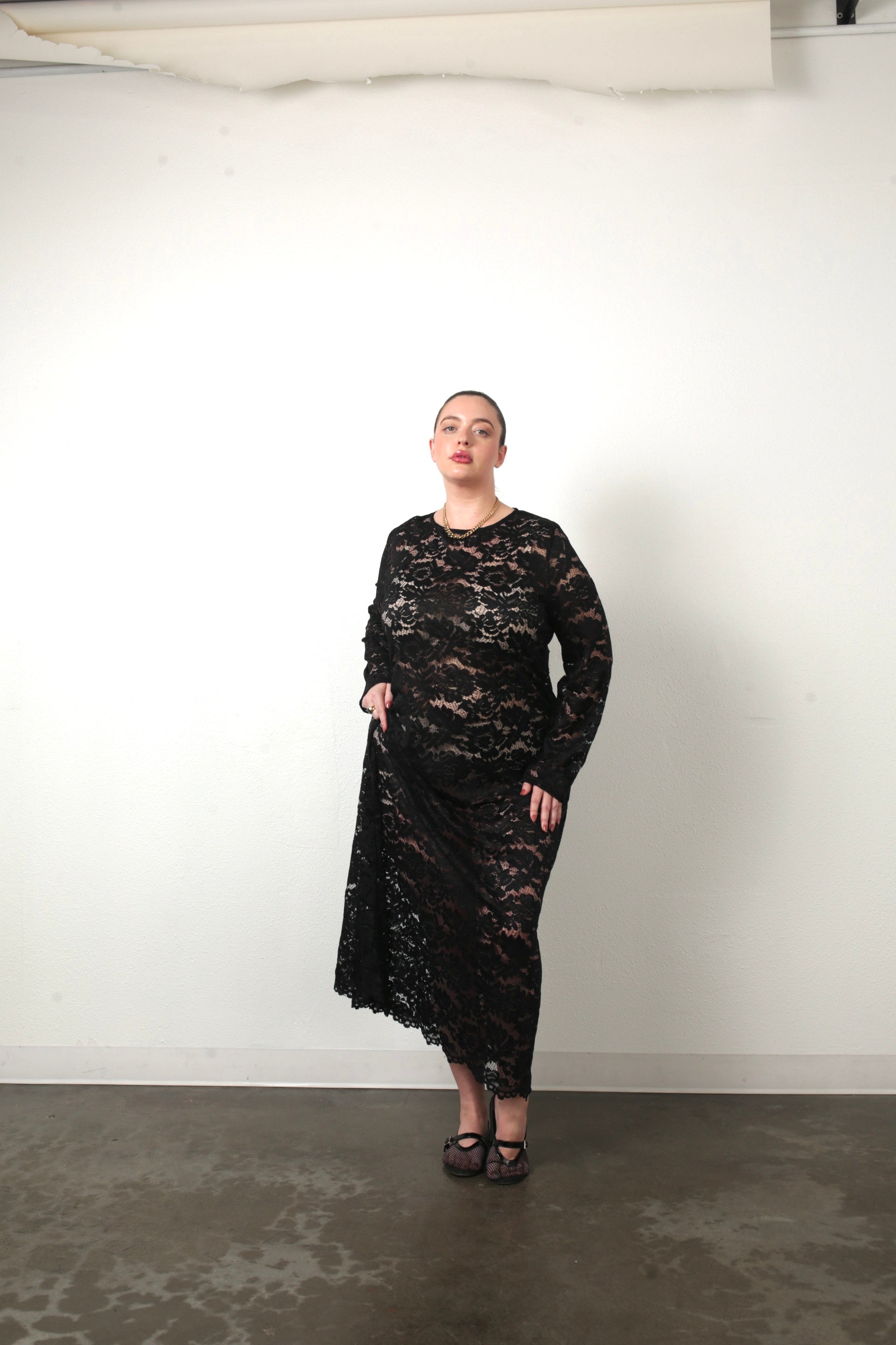 Novack Lace Dress- Black