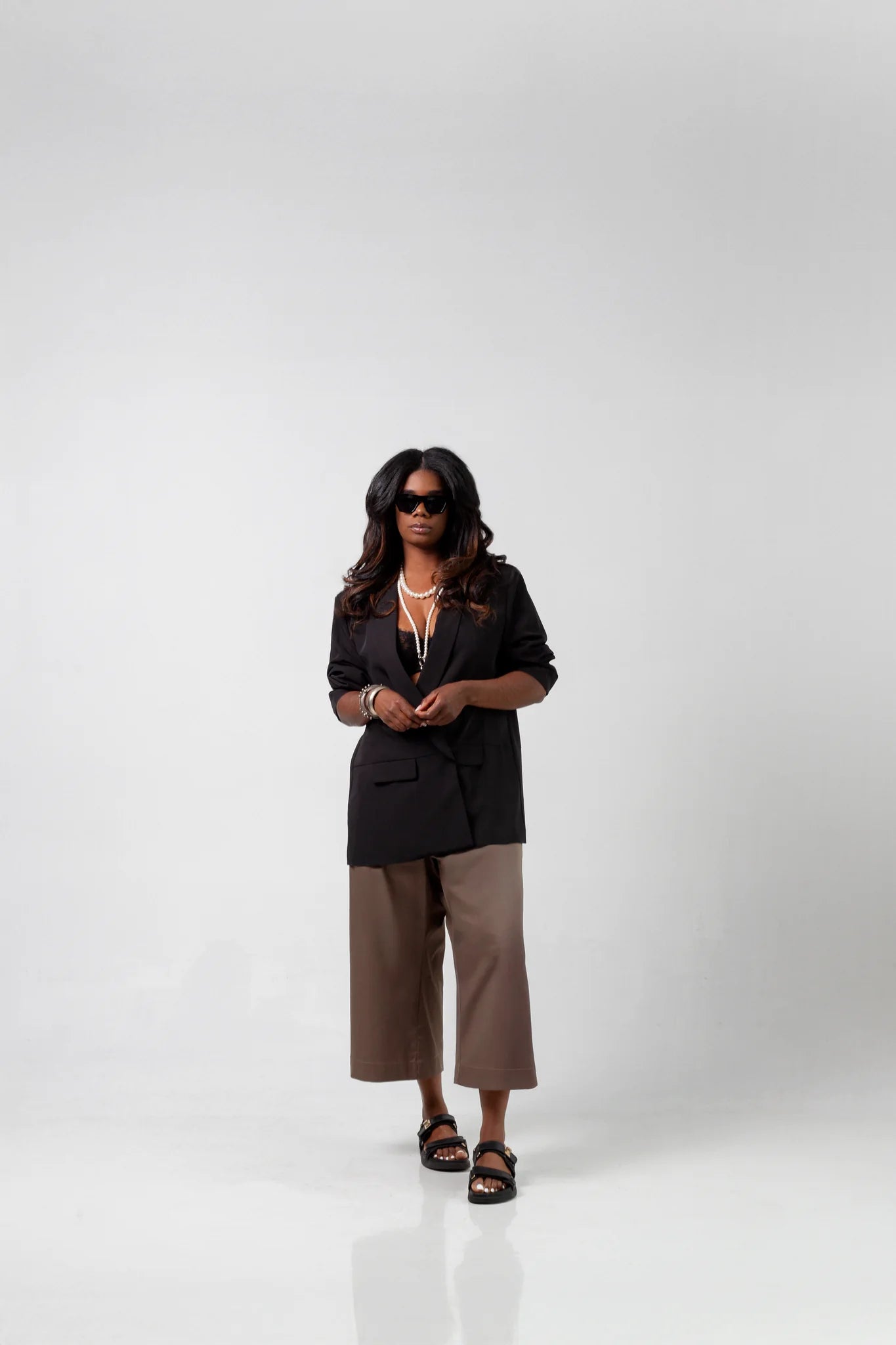 Oversized Classic Blazer - Black