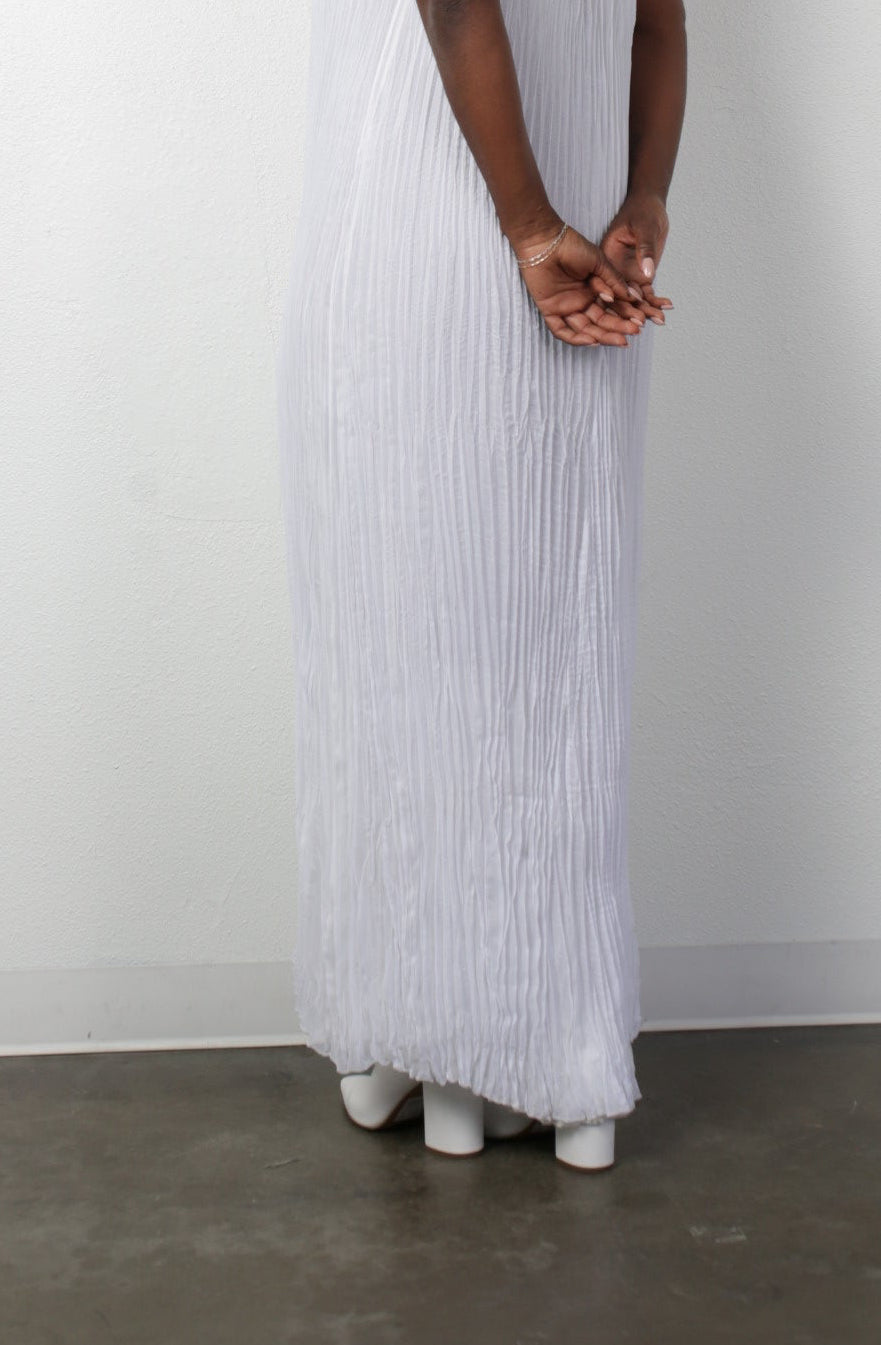 Amelia Pleated Gown - Ivory