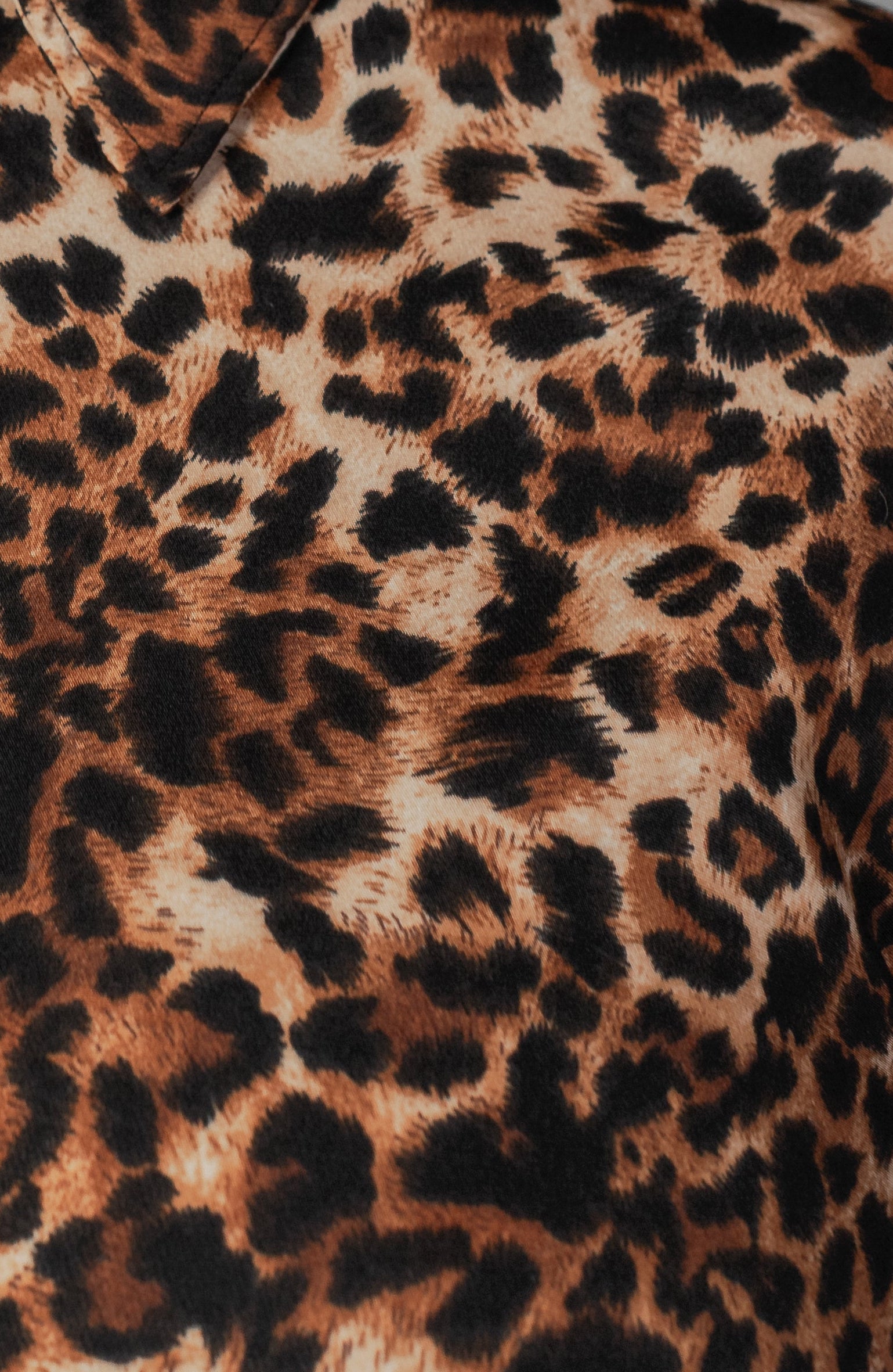 Riley Wide Pajama Style Pant- Leopard