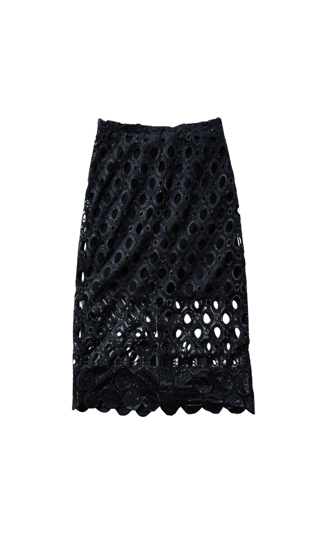 cassandra skirt flat in eyelet