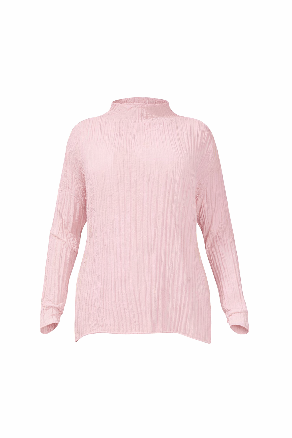 Esme pink pleated top flat